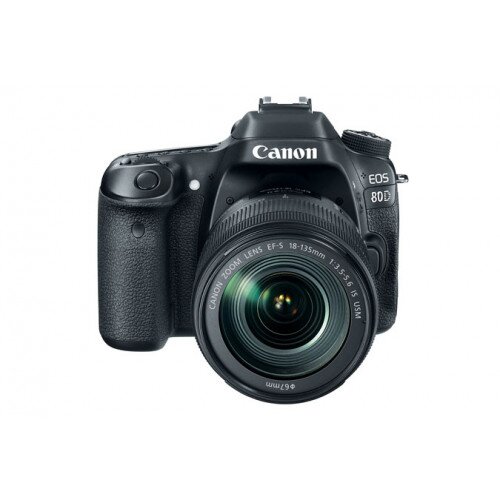 Canon EOS 80D Digital SLR Camera - EF-S 18-135mm f/3.5-5.6 IS USM Kit