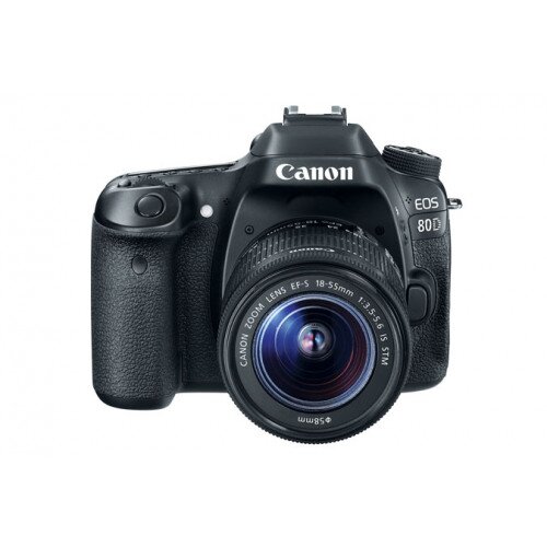 Canon EOS 80D Digital SLR Camera - EF-S 18-55mm f/3.5-5.6 IS STM Kit