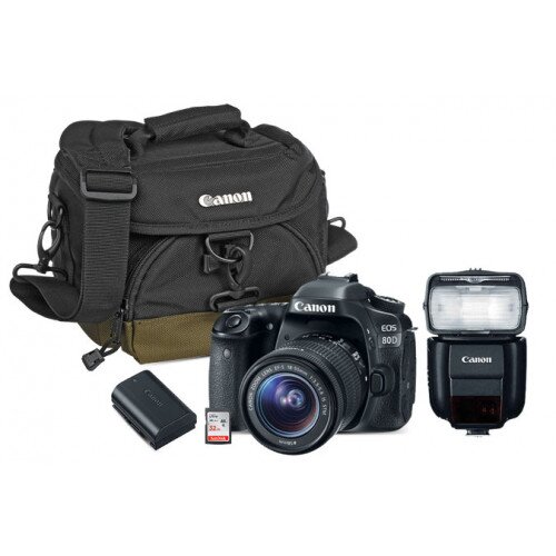 Canon EOS 80D Flash Photography Bundle