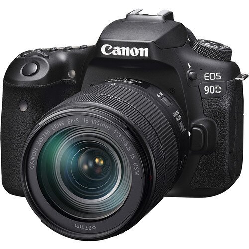 Canon EOS 90D Digital SLR Camera with 18-135mm Lens