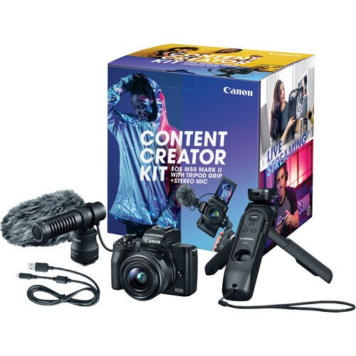 Canon EOS M50 Mark II Content Creator Kit