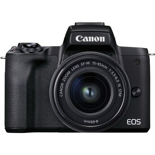 Canon EOS M50 Mark II Mirrorless Camera with EF-M 15-45mm IS STM Lens kit - Black