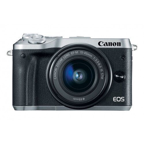 Canon EOS M6 EF-M 15-45mm f/3.5-6.3 IS STM Kit - Silver