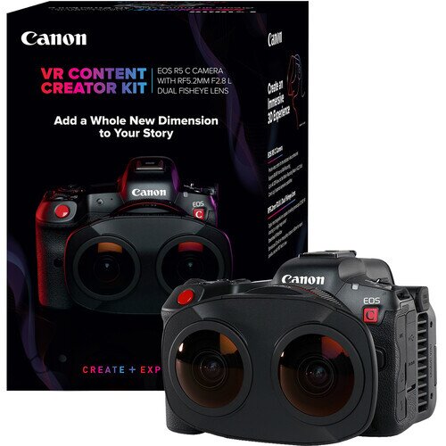 Canon EOS R5 C Digital Cinema Camera - VR Content Creator Kit