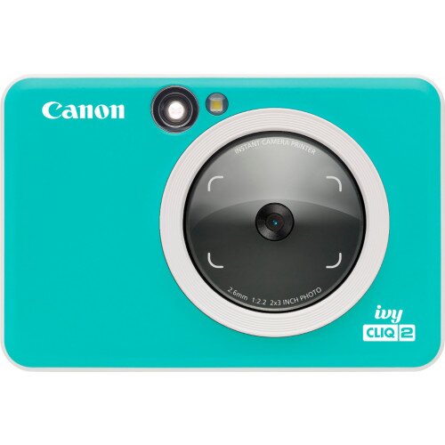 Canon IVY CLIQ2 Instant Camera Printer - Turquoise