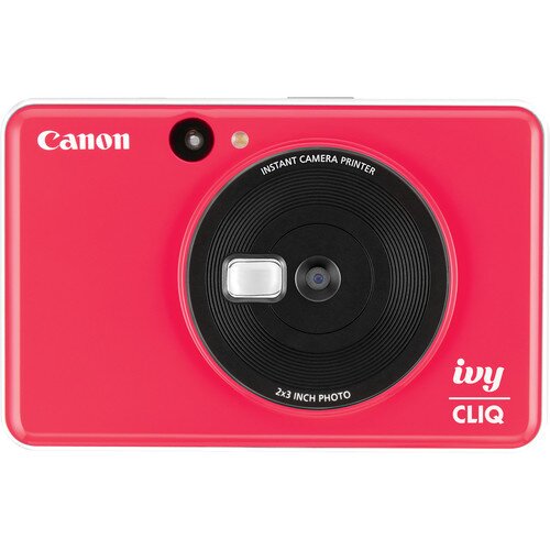 Canon IVY CLIQ Instant Camera & Portable Printer - Ladybug Red