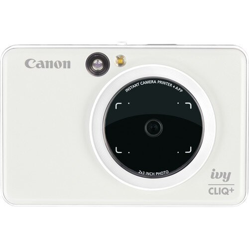 Canon IVY CLIQ+ Instant Camera & Portable Printer - Pearl White