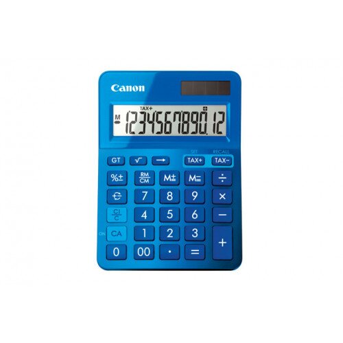 Canon LS-123K Metallic Basic Calculator - Blue
