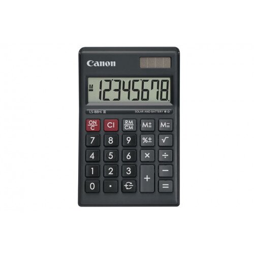 Canon LS-88Hi III-BK Mini-Desk Top Calculator