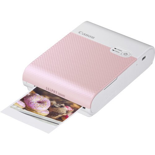 Canon SELPHY Square QX10 Compact Photo Printer - Pink