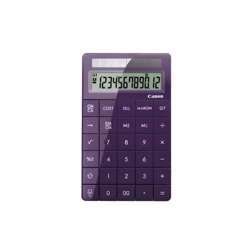 Canon X Mark I Premium Desktop Calculator - Purple