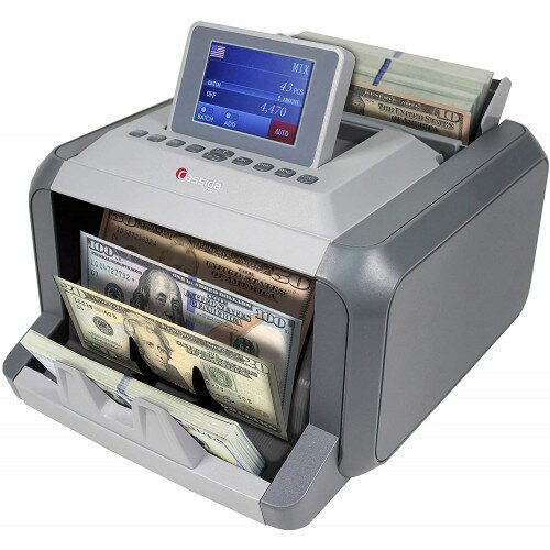Cassida 7750R Mixed Denomination Money Counter and Value Reader