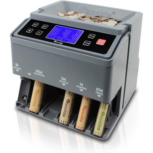 Cassida C300 Complete Solution Coin Counting, Sorting and Wrapping