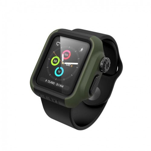 Catalyst Impact Protection Case For Apple Watch Series 2 And 3 - Army Green - 42mm