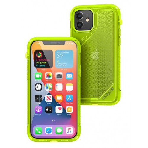 Catalyst Vibe Case for iPhone 12 - Neon Yellow