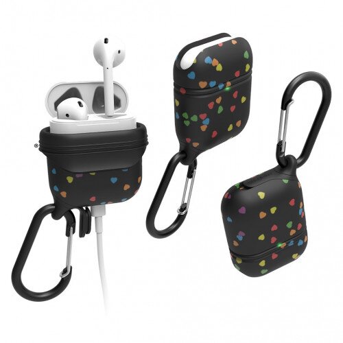 Catalyst Waterproof Case For Airpods Special Edition - Black with Hearts