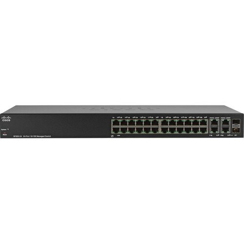 Cisco SF300-24 24-Port 10/100 Managed Switch with Gigabit Uplinks