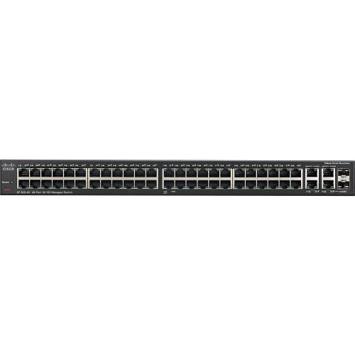 Cisco SF300-48 48-Port 10/100 Managed Switch with Gigabit Uplinks