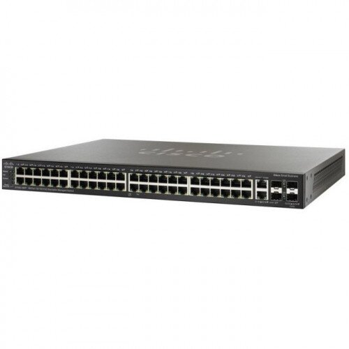Cisco SF300-48PP 48-Port 10/100 PoE+ Managed Switch with Gig Uplinks