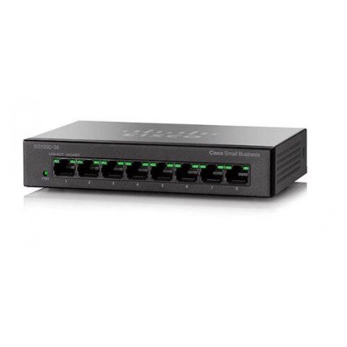 Cisco SG100D-08 8-Port Desktop Gigabit Switch