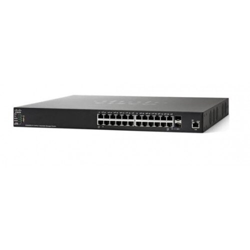 Cisco SG350X-24 24-Port Gigabit Stackable Managed Switch