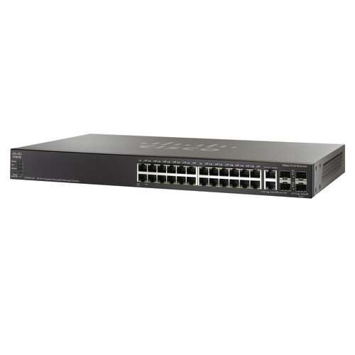 Cisco SG500-28 28-Port Gigabit Stackable Managed Switch
