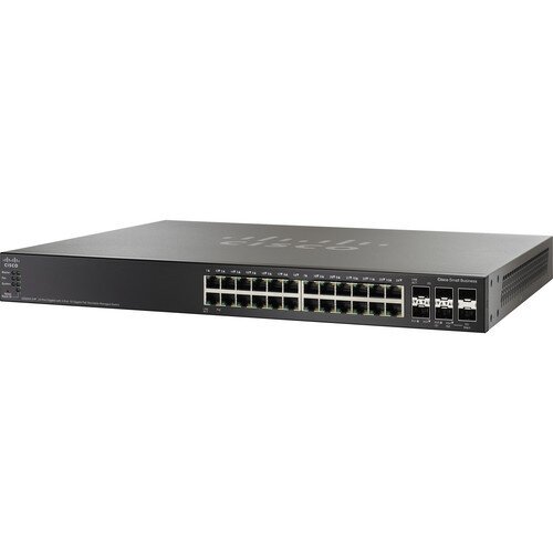 Cisco SG500X-24P 24P GB POE with 4Port 10GB Stackable Managed Switch