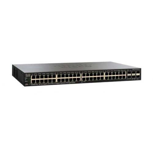 Cisco SG500X-48 48-Port GB with 4-Port 10-GB Stackable Managed Switch