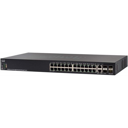 Cisco SG550X-24 24-Port Gigabit Stackable Managed Switch