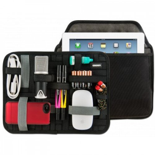 Cocoon 11" Grid-It! Accessory Organizer with Tablet Storage Pocket For Apple iPad