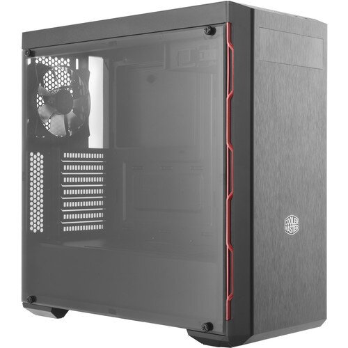 Cooler Master Masterbox MB600L Computer Case - Red without ODD