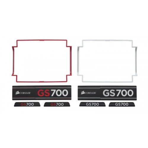 Corsair 700GS Trim Insert Accessories Kit, Red and White