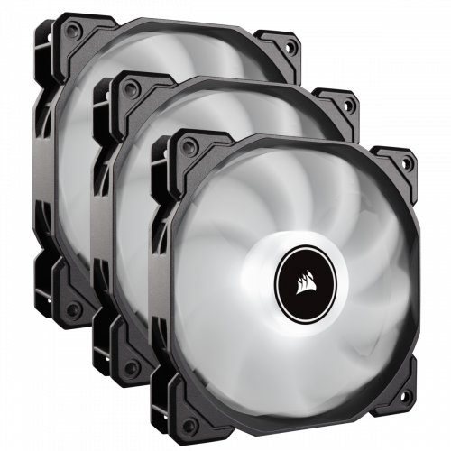 Corsair Air Series AF120 LED (2018) Case Fan - White - Triple Pack - 120mm x 25mm