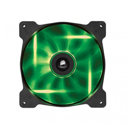 Corsair Air Series SP140 LED Green High Static Pressure 140mm Fan Twin Pack