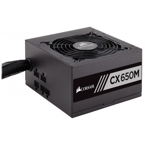 Corsair CX Series CX650M Power Supply - 650 Watt 80 PLUS Bronze Certified Modular ATX PSU (2015 Edition)