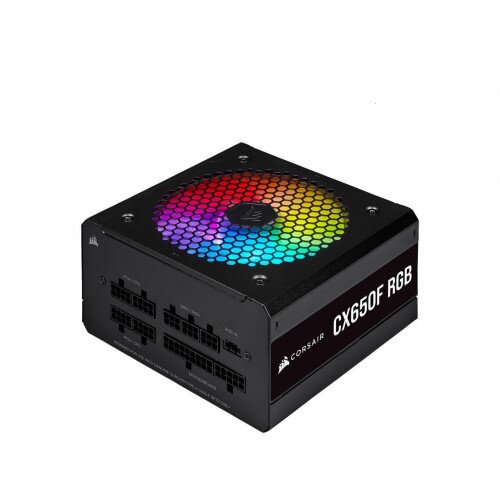 Corsair CX Series CX650F - 650 Watt 80 Plus Bronze Certified Fully Modular RGB PSU