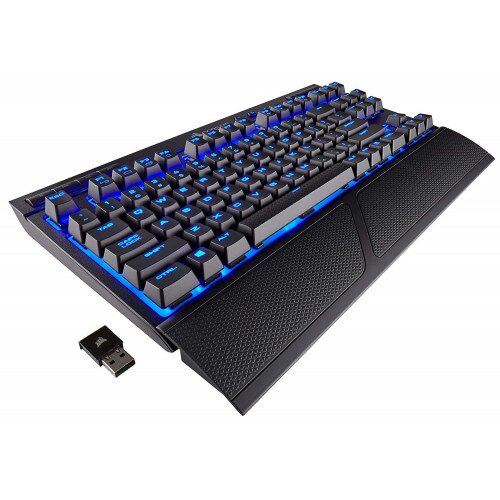 Corsair K63 Wireless Mechanical Gaming Keyboard Blue LED Cherry MX Red