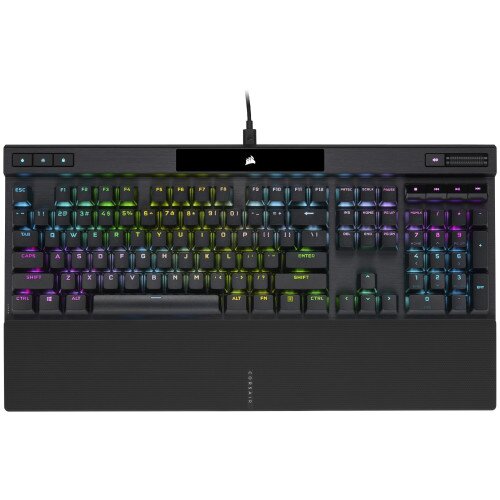 Corsair K70 RGB PRO Mechanical Gaming Keyboard with PBT DOUBLE SHOT PRO Keycaps - Cherry MX RGB Speed