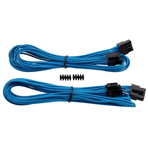 Corsair Premium Individually Sleeved EPS12V/ATX12V Cables, Type 4 (Generation 3) - Blue