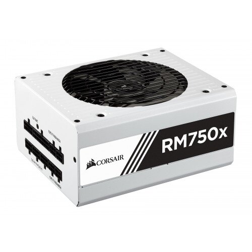 Corsair RMx Series RM750x Power Supply - 750 Watt 80 PLUS Gold Certified Fully Modular PSU - White