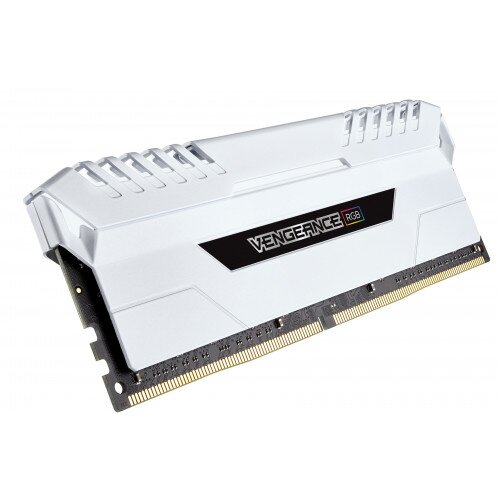 Corsair Vengeance RGB 16GB (2 x 8GB) DDR4 DRAM 3600MHz C18 Memory Kit - White