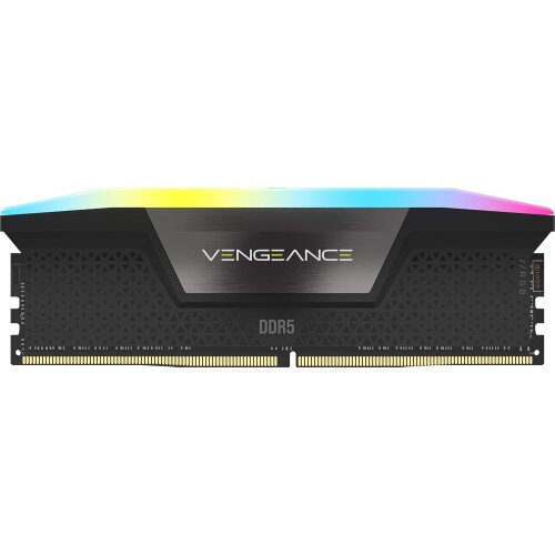 Corsair Vengeance RGB 16GB (1x16GB) DDR5 DRAM 5600MT/s CL40 Memory Kit - Black
