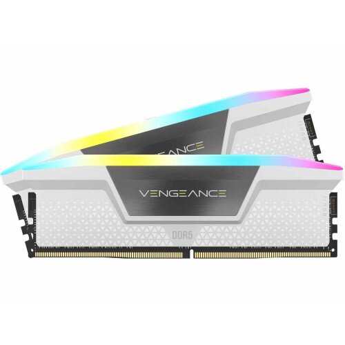 Corsair Vengeance RGB 64GB (2x32GB) DDR5 DRAM 5200MT/s CL40 Memory Kit - White
