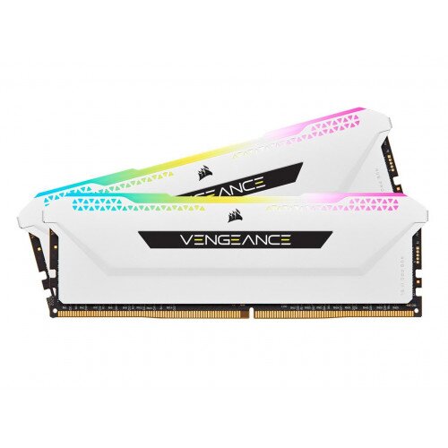 Corsair Vengeance RGB Pro SL DDR4 DRAM Memory Kit - 16GB (2 x 8GB) - 3200MHz C16 - White