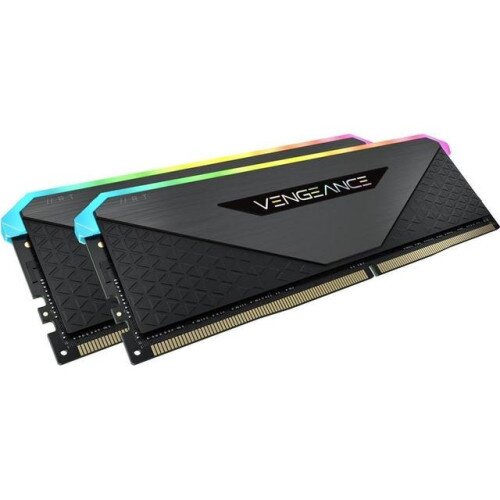 Corsair Vengeance RGB RT 16GB (2 x 8GB) DDR4 DRAM 3600MHz C18 Memory Kit - Black