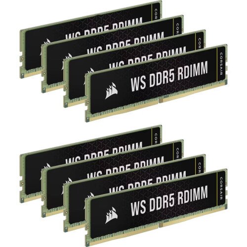 Corsair WS DDR5 ECC RDIMM 256GB (8 x 32GB) DDR5 DRAM 5600MT/s CL40 Memory Kit