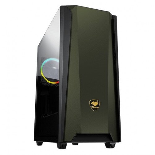 COUGAR MX660 Iron RGB Advanced Mid-Tower Case - Midnight Green