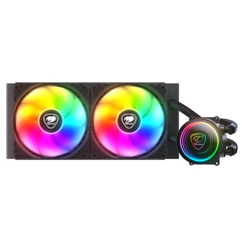 COUGAR Poseidon Elite ARGB 240 AIO Liquid Cooler - Black