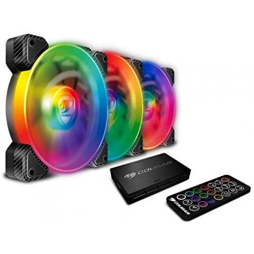 COUGAR Vortex RGB SPB 120 PWM HDB Cooling Fan - Three Pack