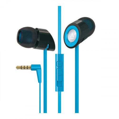 Creative Labs Creative Hitz MA350 Premium Noise-Isolating In-Ear Wired Headphones - Blue/Black